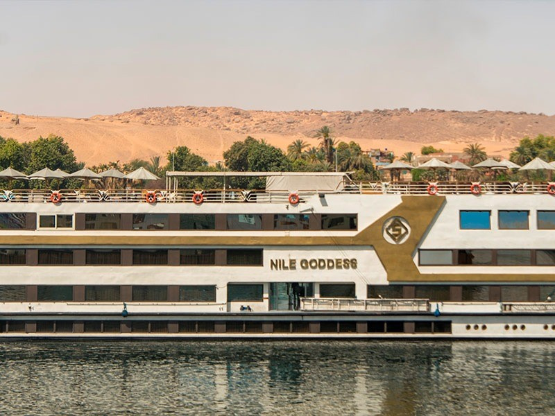 5 Days Nile cruise from Luxor to Aswan on Sonesta Nile Goddess Cruise 5 Days Nile cruise from Luxor to Aswan on Sonesta Nile Goddess Cruise