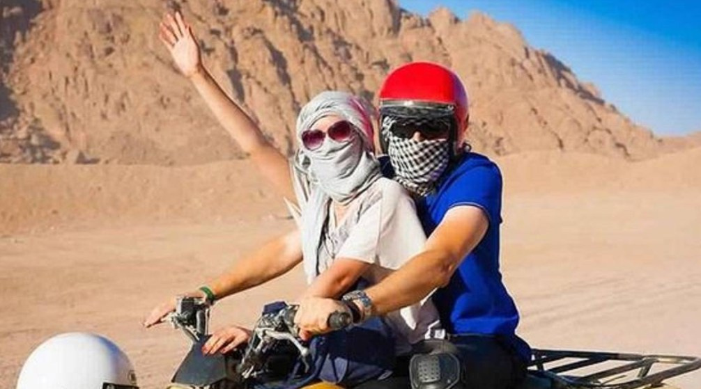 Desert Safari Sunset excursion by ATV Quad from El Quseir