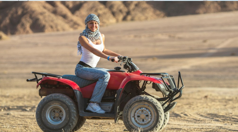 Sunset Desert Safari Trip by ATV Quad from Port Ghalib