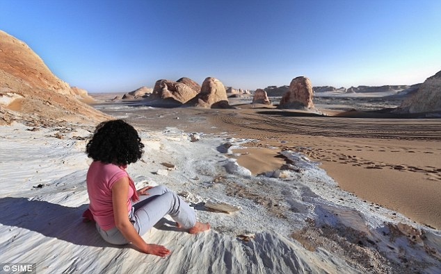 Visites du désert blanc au départ du Caire