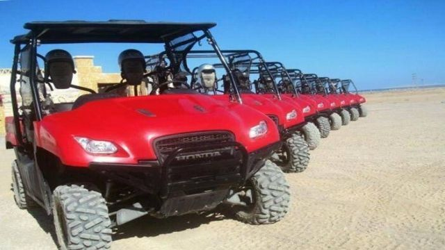 Ochtendtours met auto en buggy in Hurghada